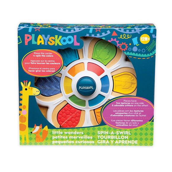 PLAYSKOOL Little Wonders Spin-a-Swirl Puzzle Play Learning toy 12+Month - Hasbro - Picture 2 of 12